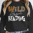 WILD ABOUT READING Reading Books Bookworm Library Day Unisex Sweatshirt WILD ABOUT READING Reading Books Bookworm Library Day Unisex Sweatshirt