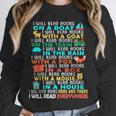 I Will Read Books On A Boat Kids Reading Read Books Unisex Sweatshirt I Will Read Books On A Boat Kids Reading Read Books Unisex Sweatshirt