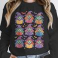 Witches Reading Books Halloween Cute Teens Kids Unisex Sweatshirt