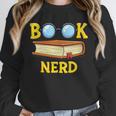 Women's Adorable Book Nerd Typography Minimalist Library Lover Unisex Sweatshirt