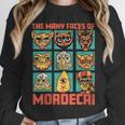 Women's DCC Many Faces Of Mordecai Grid Gamer Series Book Unisex Sweatshirt
