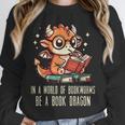 In World Of Bookworms Be Book Dragon Cute Women Kids Men Unisex Sweatshirt