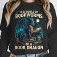 In a World Of Bookworms Be a Book Dragon Reading Unisex Sweatshirt In a World Of Bookworms Be a Book Dragon Reading Unisex Sweatshirt