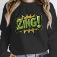 ZING Comic Book Retro Artwork – Cartoon Collector Unisex Sweatshirt