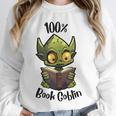 100 Book Goblin Cute Book Reader And Library Lover Unisex Sweatshirt 100 Book Goblin Cute Book Reader And Library Lover Unisex Sweatshirt