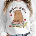 100 Days Of Chill Cute Capybara School Book Lover Unisex Sweatshirt 100 Days Of Chill Cute Capybara School Book Lover Unisex Sweatshirt