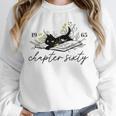 1965 Chapter Sixty Book Cat Lover 60th Birthday For Men Women Unisex Sweatshirt