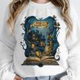 4 Books Are Portable Magic Bookish Reading Nerd Quote Unisex Sweatshirt