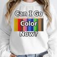 Adult Coloring Book Can I Go Color Now Women Men Adults Premium Tri-Blend Unisex Sweatshirt
