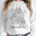 Adult Coloring Book Namaste Yoga Flowers Unisex Sweatshirt Adult Coloring Book Namaste Yoga Flowers Unisex Sweatshirt