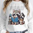 Animals Raccoon Reading Book Librarian Across America Kids Unisex Sweatshirt Animals Raccoon Reading Book Librarian Across America Kids Unisex Sweatshirt