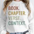 Book Chapter Verse Christian Bible Reformed Theology Unisex Sweatshirt Book Chapter Verse Christian Bible Reformed Theology Unisex Sweatshirt