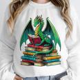 Book Dragon Reading Books Unisex Sweatshirt