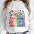 Book Flower Radicalized By Basic Decency Feminist Leftist Unisex Sweatshirt