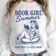 Book Girl Summer Unisex Sweatshirt Book Girl Summer Unisex Sweatshirt