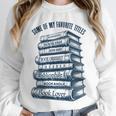 Book Lover Bookish Reader Bibliophile Book Nerd Titles Unisex Sweatshirt Book Lover Bookish Reader Bibliophile Book Nerd Titles Unisex Sweatshirt