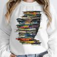 Book Women Graphic Art Colorful Eyes Unisex Sweatshirt