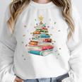 All Booked For Christmas Book Christmas Book Lover Librarian Unisex Sweatshirt