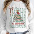 All Booked For Christmas Book Xmas Tree Coquette Bow Lights Unisex Sweatshirt All Booked For Christmas Book Xmas Tree Coquette Bow Lights Unisex Sweatshirt