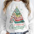 All Booked For Christmas Book Xmas Tree Lights Reading Girly Unisex Sweatshirt All Booked For Christmas Book Xmas Tree Lights Reading Girly Unisex Sweatshirt