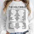 The Books Of The Bible Old And New Testament Complete List Unisex Sweatshirt The Books Of The Bible Old And New Testament Complete List Unisex Sweatshirt