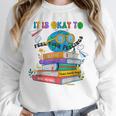 Books It's Okay To Be Kind Yellow Mental Health Day Kids Unisex Sweatshirt Books It's Okay To Be Kind Yellow Mental Health Day Kids Unisex Sweatshirt