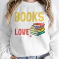 Books Are My Love Language Stack Unisex Sweatshirt