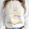Books Are A Uniquely Portable Magic Reading Bookworm Unisex Sweatshirt