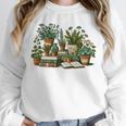 Botanical Garden Plants With Books Unisex Sweatshirt Botanical Garden Plants With Books Unisex Sweatshirt