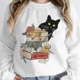 Cat And Books Flowers Reading Club Cat Lover Bookworm Unisex Sweatshirt Cat And Books Flowers Reading Club Cat Lover Bookworm Unisex Sweatshirt