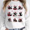 Cat Reading Books Lover Christmas Cat Lover Xmas Unisex Sweatshirt Cat Reading Books Lover Christmas Cat Lover Xmas Unisex Sweatshirt