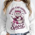 Cat Reading Is My Favorite Sport Retro Book Lover Unisex Sweatshirt Cat Reading Is My Favorite Sport Retro Book Lover Unisex Sweatshirt
