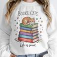 Cats Books Lover Men Women Unisex Sweatshirt