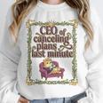 CEO Of Canceling Plans Flake Introvert Friend Premium Tri-Blend Unisex Sweatshirt CEO Of Canceling Plans Flake Introvert Friend Premium Tri-Blend Unisex Sweatshirt