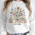 Chapter 12 Years Old 12th Birthday Wildflower Book Lover Unisex Sweatshirt Chapter 12 Years Old 12th Birthday Wildflower Book Lover Unisex Sweatshirt