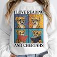 Cheetah Love Reading And Cheetahs Kids Bookworm Unisex Sweatshirt Cheetah Love Reading And Cheetahs Kids Bookworm Unisex Sweatshirt