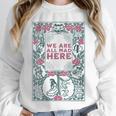 Cheshire Cat Alice In Wonderland Vintage Book Unisex Sweatshirt