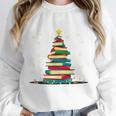 Christmas Tree Of Books Holiday Unisex Sweatshirt Christmas Tree Of Books Holiday Unisex Sweatshirt