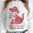 Clifford The Big Red Dog Let's Read Together Vintage Book Unisex Sweatshirt Clifford The Big Red Dog Let's Read Together Vintage Book Unisex Sweatshirt