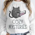 Cozy Mysteries Coffee And Novel For Book Lovers Unisex Sweatshirt