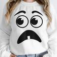 Creepy Face Carrot Halloween Book Character Costume Unisex Sweatshirt Creepy Face Carrot Halloween Book Character Costume Unisex Sweatshirt