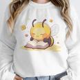 Cute Bee Reading Book Teacher Student Reader Graphic For Men Women Kids Unisex Sweatshirt Cute Bee Reading Book Teacher Student Reader Graphic For Men Women Kids Unisex Sweatshirt