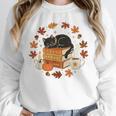 Cute Cat Fall In Love With Reading Book Cat Lover Librarian Unisex Sweatshirt Cute Cat Fall In Love With Reading Book Cat Lover Librarian Unisex Sweatshirt
