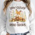 Cute Fox Stay Clever Read Books For Librarian Or Bookworm Unisex Sweatshirt Cute Fox Stay Clever Read Books For Librarian Or Bookworm Unisex Sweatshirt