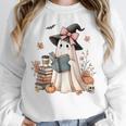 Cute Ghost Reading Book Librarian Book Lover Unisex Sweatshirt Cute Ghost Reading Book Librarian Book Lover Unisex Sweatshirt