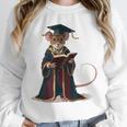 Cute Mouse Reading Book Graduation Unisex Sweatshirt