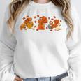 Cute Turkey Reading Book Librarian Bookworm Thanksgiving Men Unisex Sweatshirt