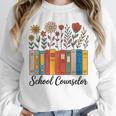 Cute Wildflower Book School Counseling Life School Counselor Unisex Sweatshirt Cute Wildflower Book School Counseling Life School Counselor Unisex Sweatshirt