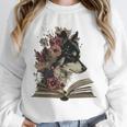 Dog Book Flower Unisex Sweatshirt