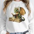 Dragon Bookworm Reading Book Graphic Unisex Sweatshirt Dragon Bookworm Reading Book Graphic Unisex Sweatshirt